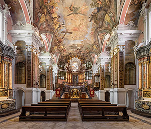 Schloss Rastatt: Schlosskirche. Foto: Dirk Altenkirch/SSG