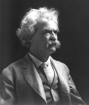 Mark Twain, 1907. Wikimedia Commons/PD