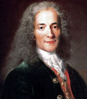 Nicolas Largillère: Porträt Voltaires, nach 1724. Wikimedia Commons/PD
