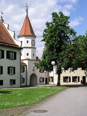 Kloster Schussenried, Tobau des Klosterbezirks vom Klosterhof aus gesehen. Foto: kulturer.be