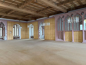Schloss Heidelberg, Rekonstruktionsmodell des Königssaals im Frauenzimmerbau. Foto: kulturer.be