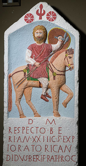 Grabstein des neckarsuebischen Soldaten Respectus