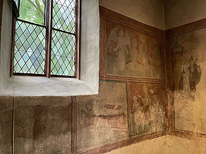 Wandmalereien in St. Vitus in Heidelberg