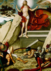 Lucas Cranach d. Ä., Die Auferstehung Christi, 1537/38. Aus dem Passionszyklus für die Berliner Domkirche