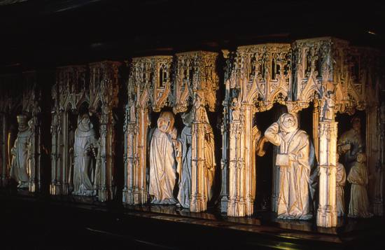 Die Trauenden (Lesd Pleuratns) vom Grabmal des Herzogs Johann Ohnefurcht von Burgund