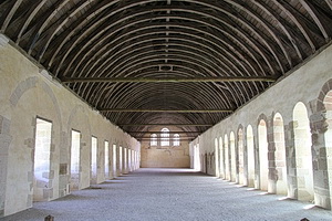 Fontenay, Schlafsaal der Mönche
