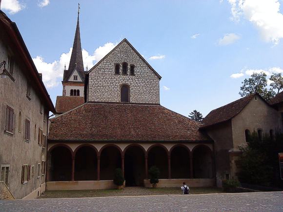 Schaffhausen, Münster mit romanischer Loggia. Foto: MzA