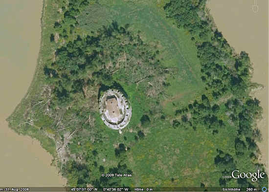 Fort Pat auf der gleichnamigen Gironde-Insel