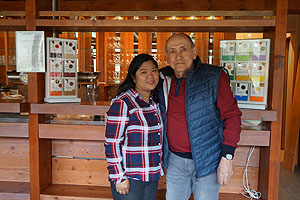 Debie Bernal-Hauser und Werner Hauser sind die neuen Pächter des Museumsrestaurants „Hofengel“ im Schwarzwälder Freilichtmuseum Vogtsbauernhof. Foto: Schwarzwälder Freilichtmuseum Vogtsbauernhof