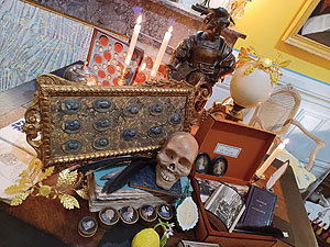 Sammlung von Souvenirs
