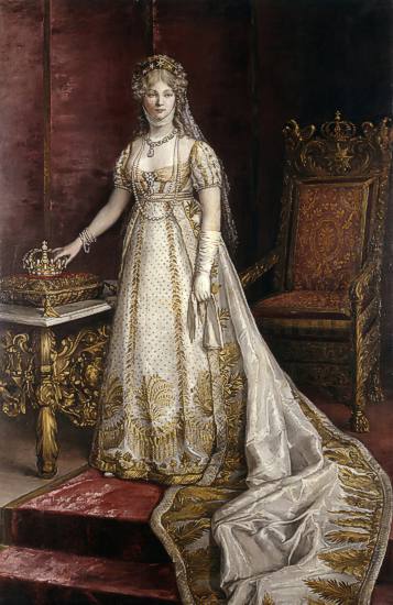 Königin Luise von Preußen. Staatsportrait als Königin